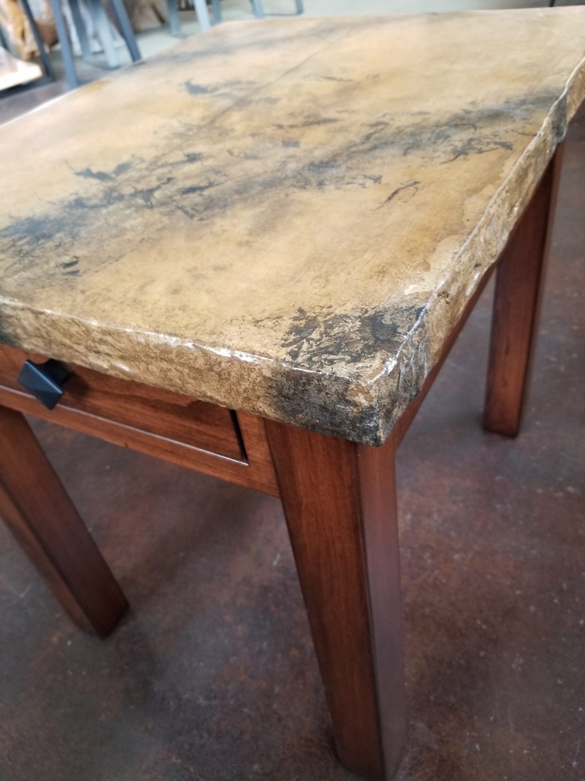 Faux Stone Table SpecFinishes