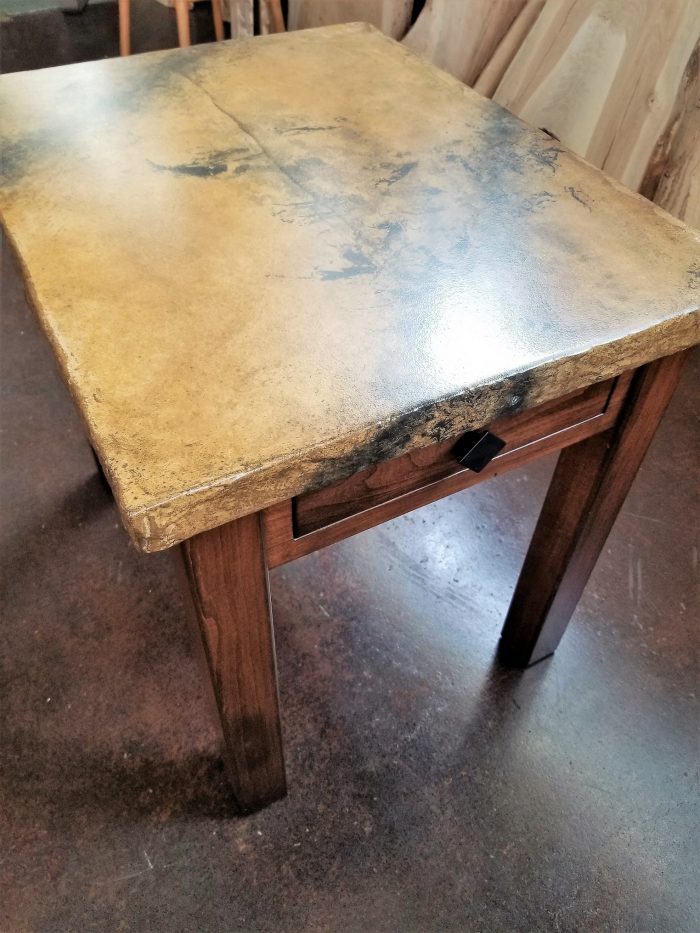 Faux Stone with Epoxy & Concrete